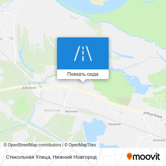 Карта Стекольная Улица