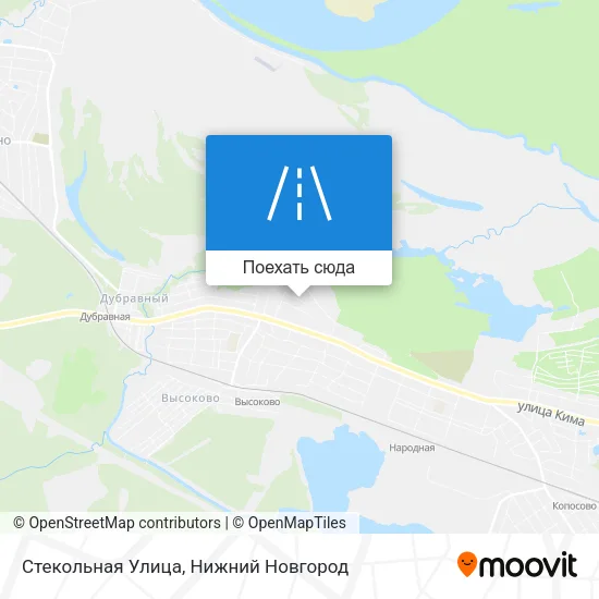 Карта Стекольная Улица