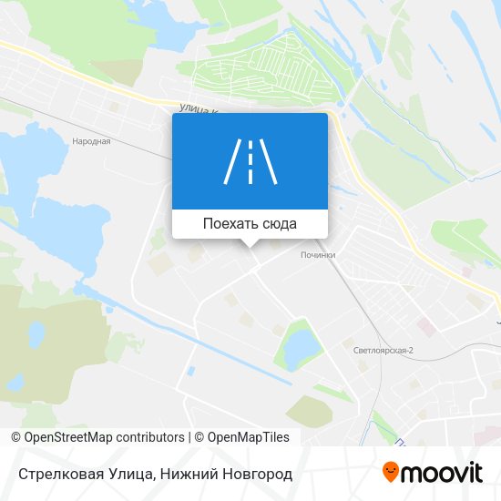 Карта Стрелковая Улица