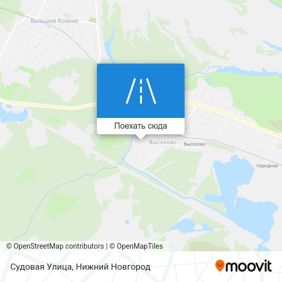 Карта Судовая Улица