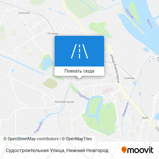 Карта Судостроительная Улица