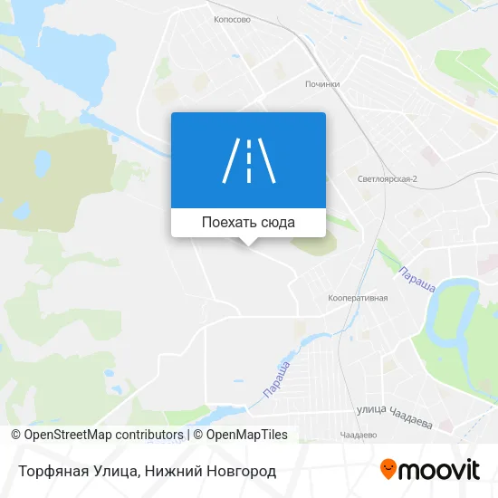 Карта Торфяная Улица