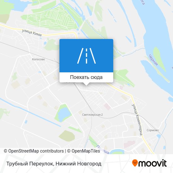 Карта Трубный Переулок