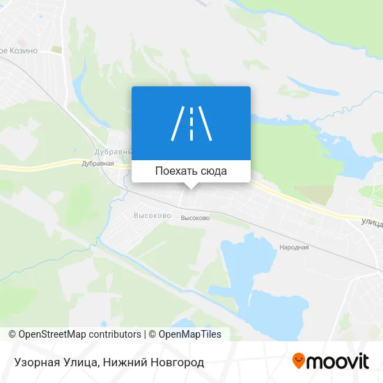 Карта Узорная Улица