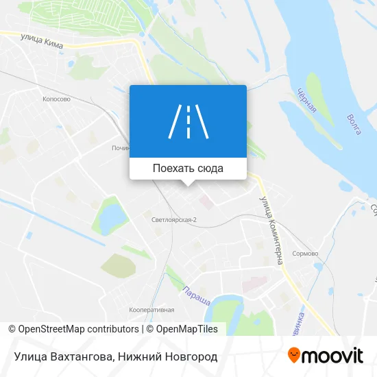 Карта Улица Вахтангова