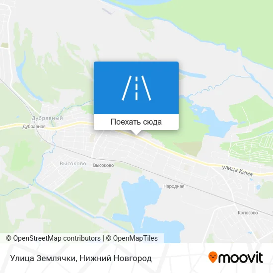 Карта Улица Землячки