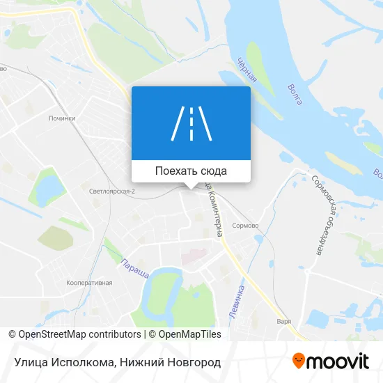 Карта Улица Исполкома