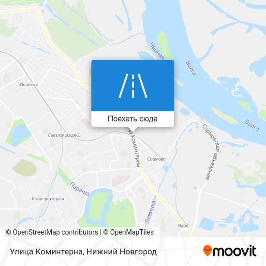Карта Улица Коминтерна