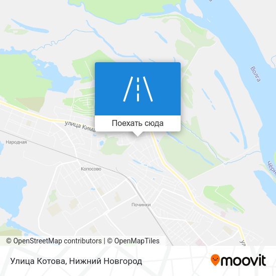 Карта Улица Котова