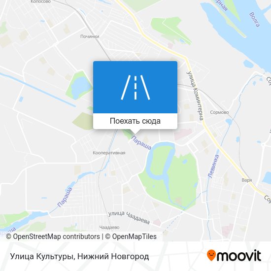 Карта Улица Культуры