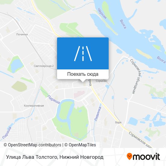 Карта Улица Льва Толстого