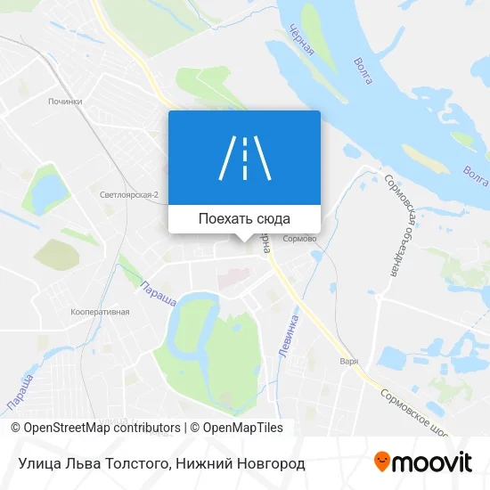Карта Улица Льва Толстого