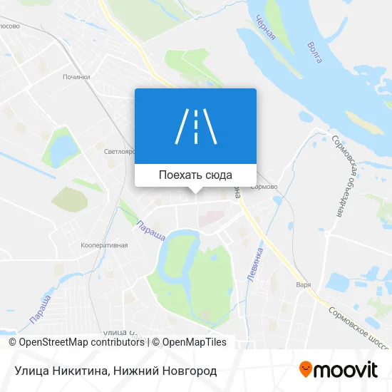 Карта Улица Никитина