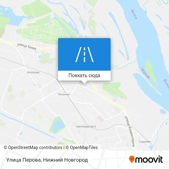 Карта Улица Перова