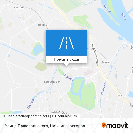 Карта Улица Пржевальского
