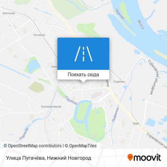 Карта Улица Пугачёва