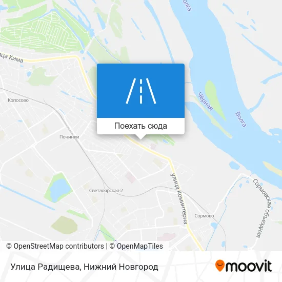 Карта Улица Радищева