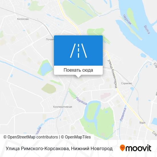 Карта Улица Римского-Корсакова
