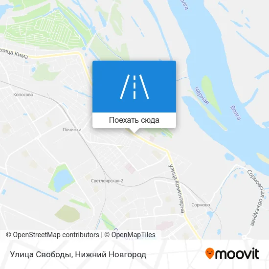 Карта Улица Свободы