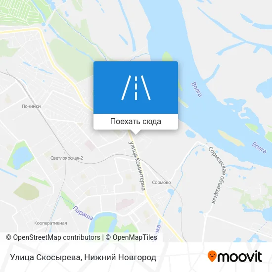 Карта Улица Скосырева