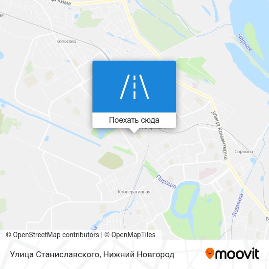 Карта Улица Станиславского
