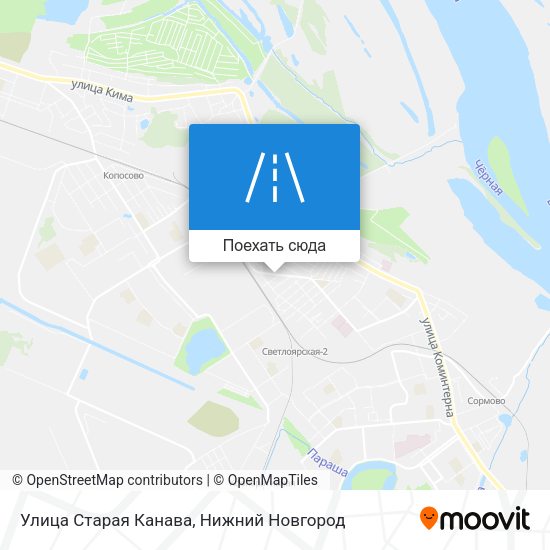 Карта Улица Старая Канава