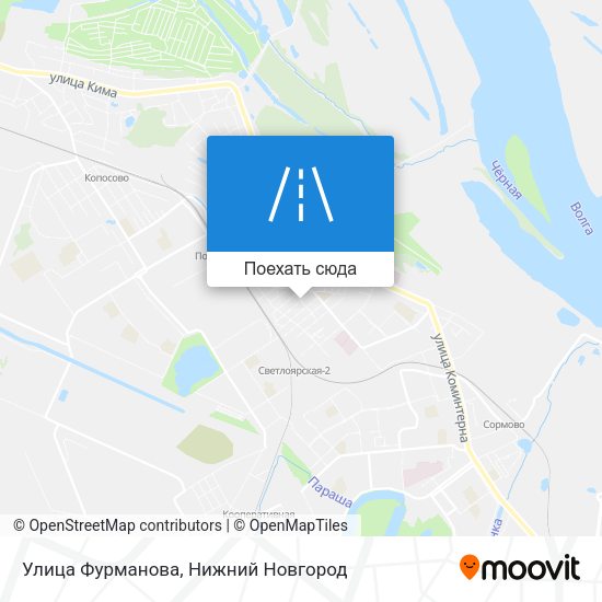 Карта Улица Фурманова