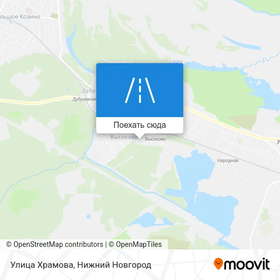 Карта Улица Храмова