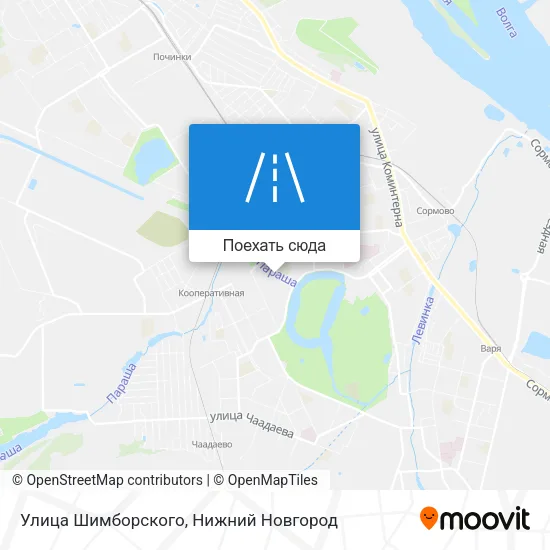 Карта Улица Шимборского