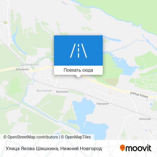 Карта Улица Якова Шишкина