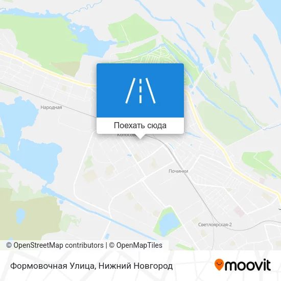 Карта Формовочная Улица