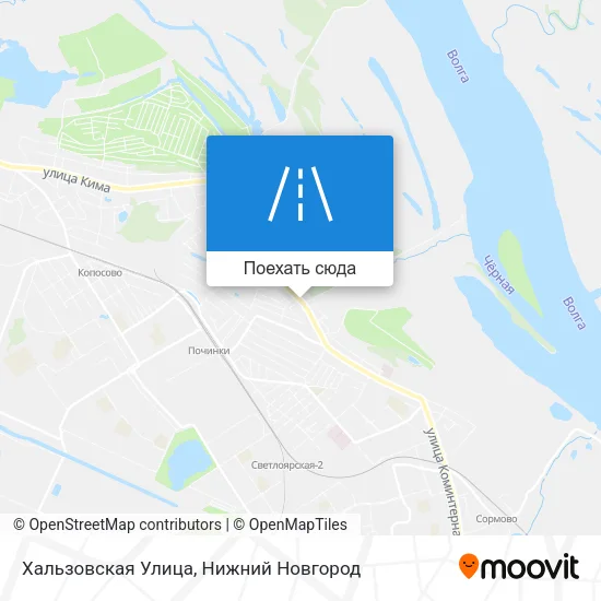 Карта Хальзовская Улица