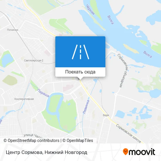 Карта Центр Сормова