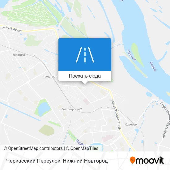 Карта Черкасский Переулок