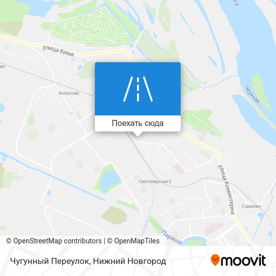 Карта Чугунный Переулок