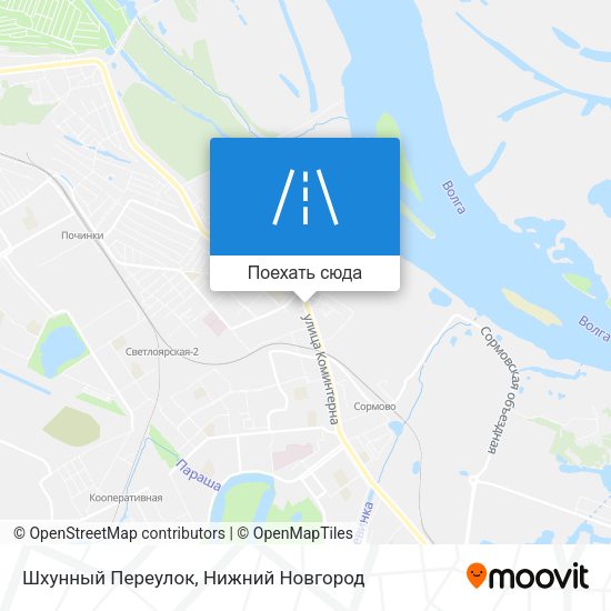 Карта Шхунный Переулок