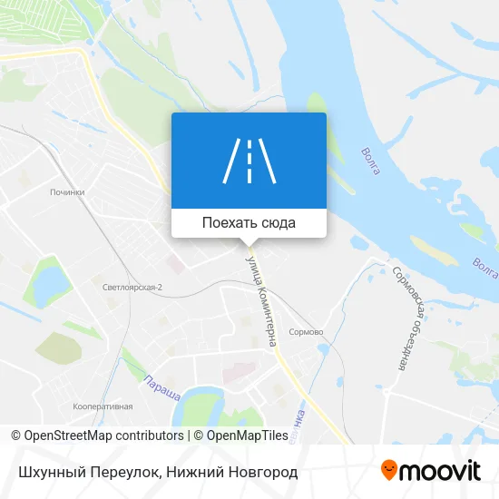 Карта Шхунный Переулок