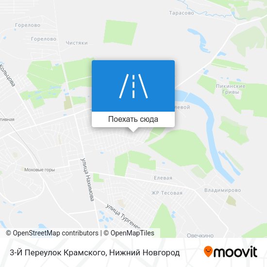 Карта 3-Й Переулок Крамского
