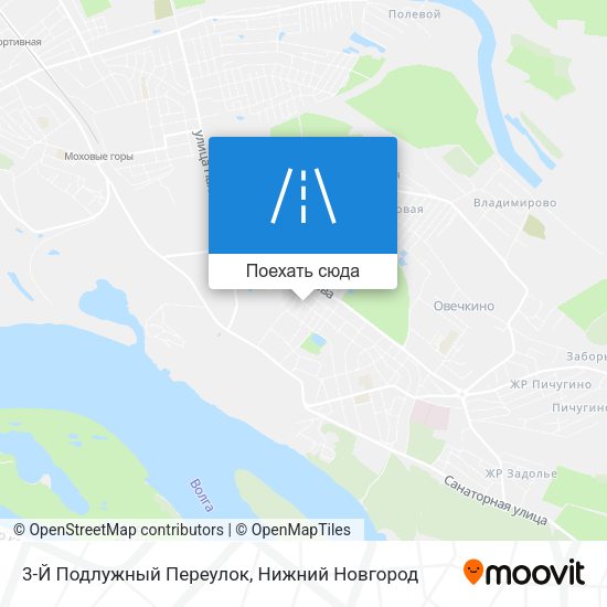 Карта 3-Й Подлужный Переулок