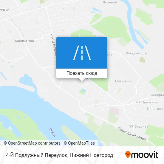 Карта 4-Й Подлужный Переулок