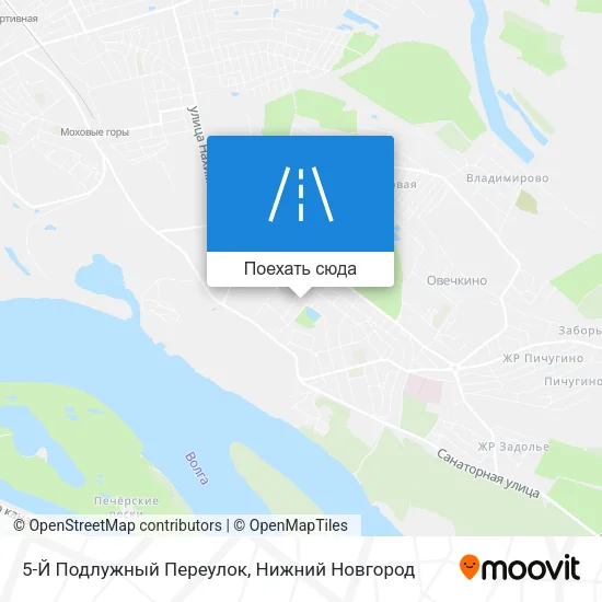 Карта 5-Й Подлужный Переулок