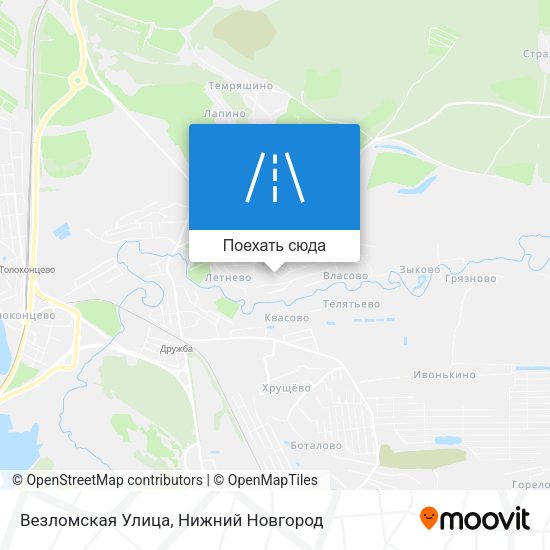 Карта Везломская Улица