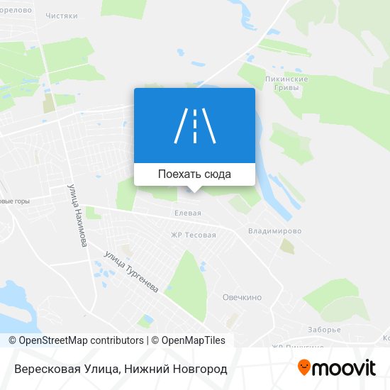 Карта Вересковая Улица