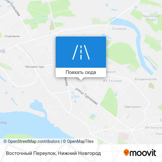 Карта Восточный Переулок