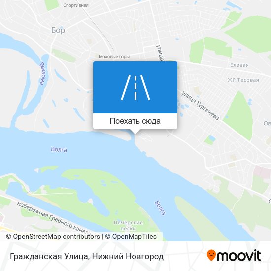 Карта Гражданская Улица