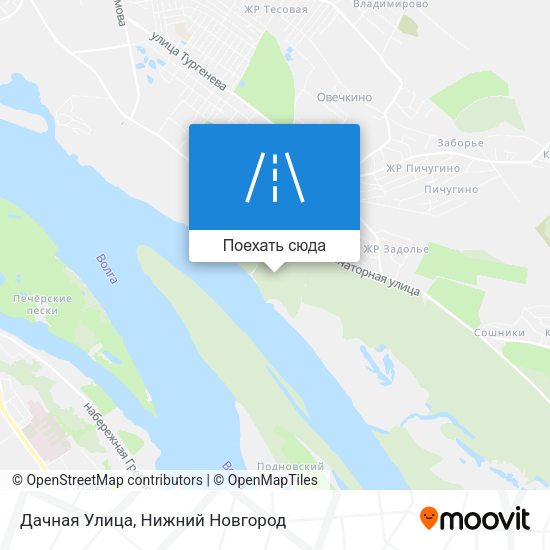 Карта Дачная Улица