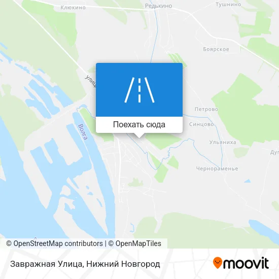 Карта Завражная Улица
