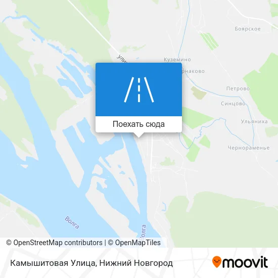 Карта Камышитовая Улица