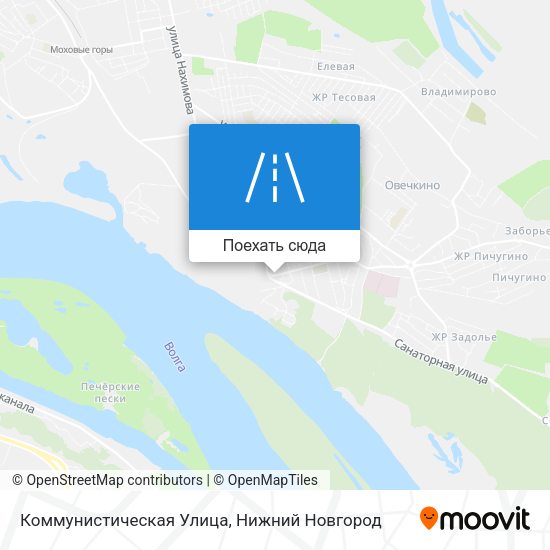 Карта Коммунистическая Улица
