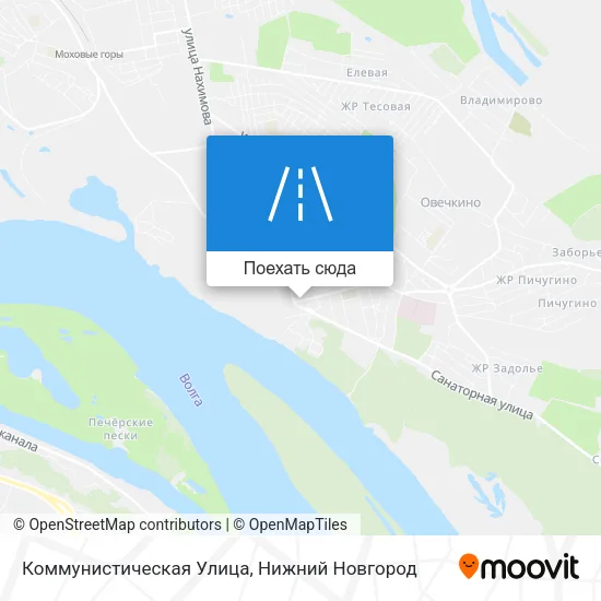 Карта Коммунистическая Улица